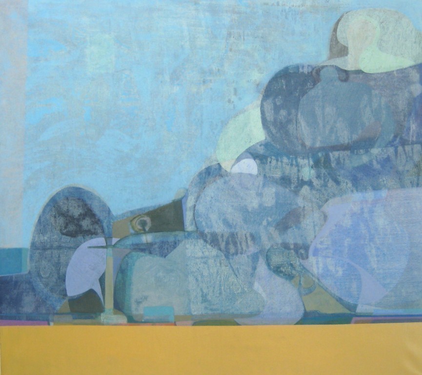 abstract with yellow base