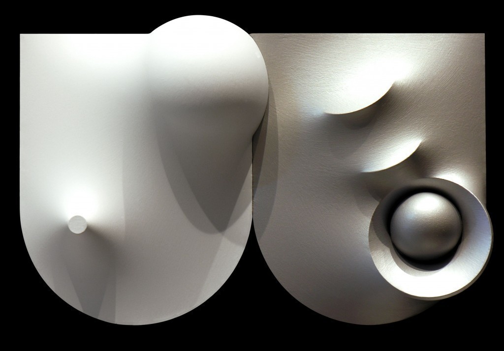 White and silver square one