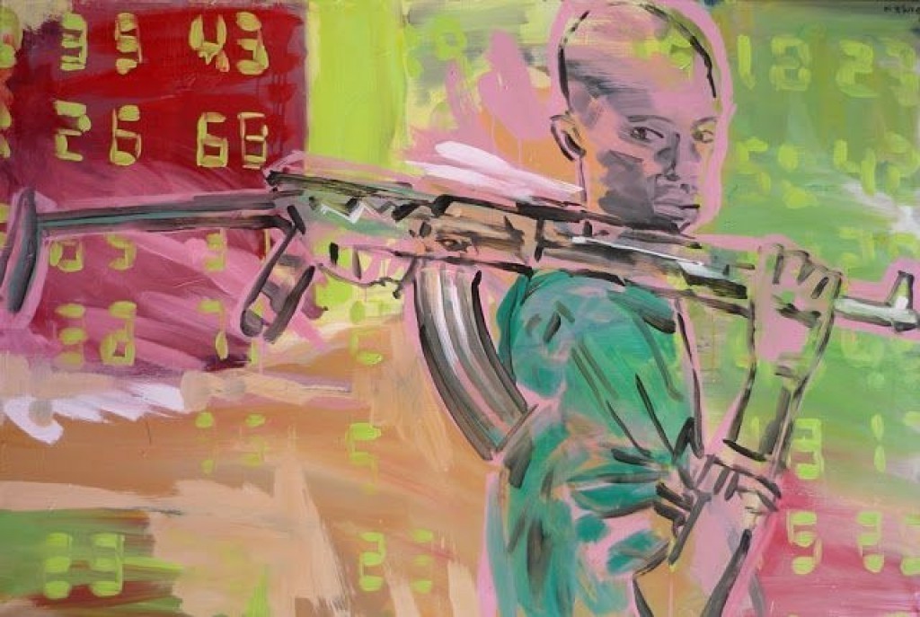 RAGAZZO CON KALASHNIKOV