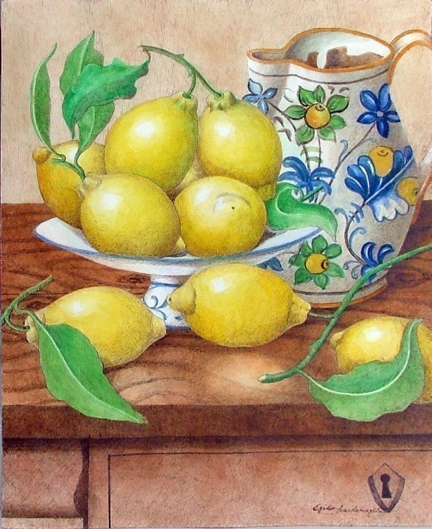 Limoni con caraffa amalfitana